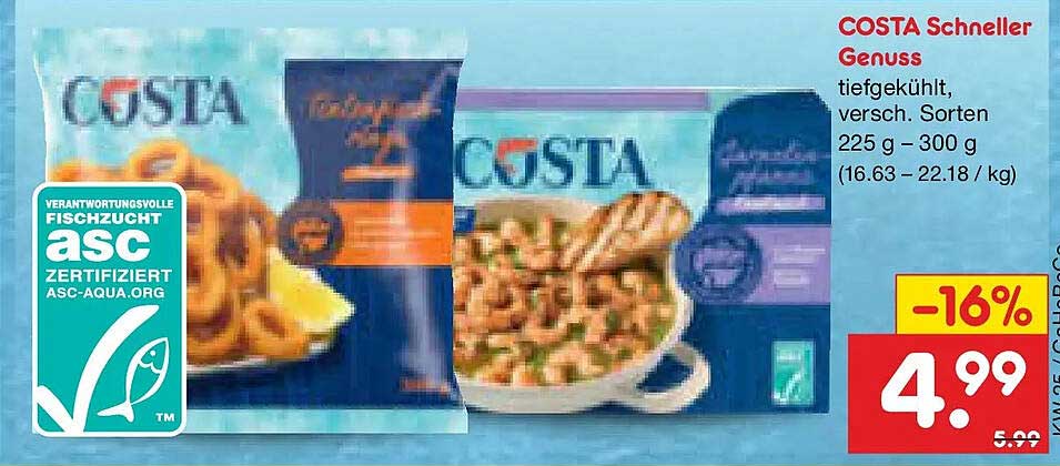 COSTA Schneller Genuss