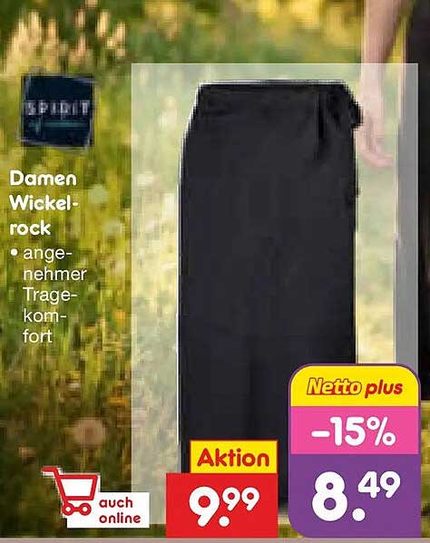 Damen Wickelrock