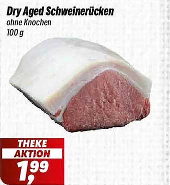 Dry Aged Schweinerücken ohne Knochen 100 g