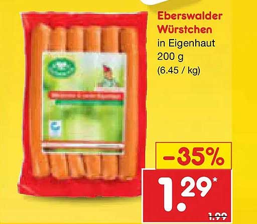 Eberswalder Würstchen in Eigenhaut 200 g