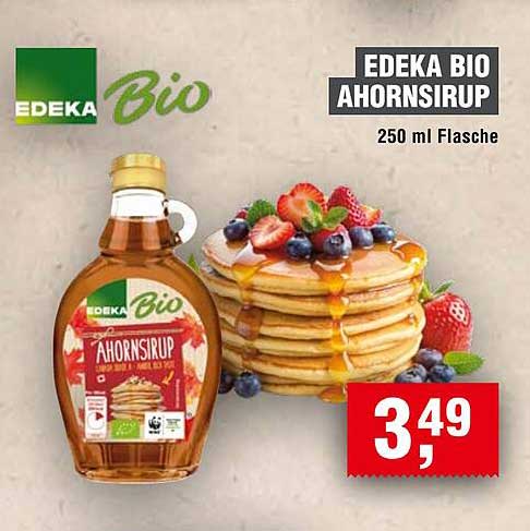 EDEKA BIO AHORNSIRUP 250 ml Flasche