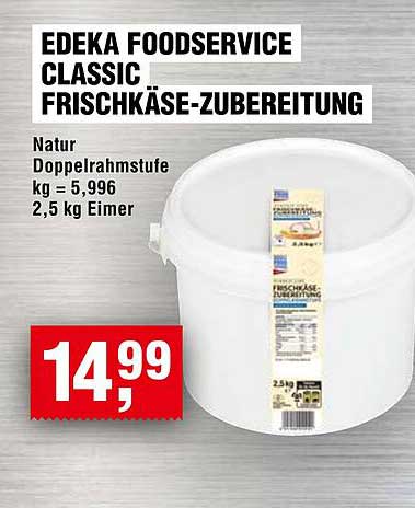 EDEKA FOODSERVICE CLASSIC FRISCHKÄSE-ZUBEREITUNG