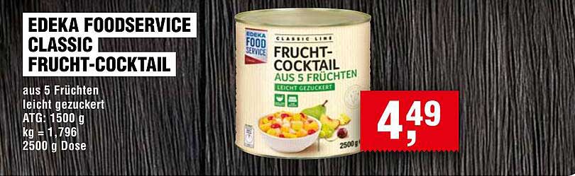 EDEKA FOODSERVICE CLASSIC FRUCHT-COCKTAIL