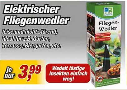 Elektrischer Fliegenwedler