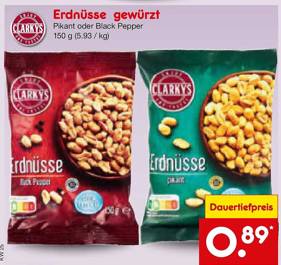 Erdnüsse gewürzt