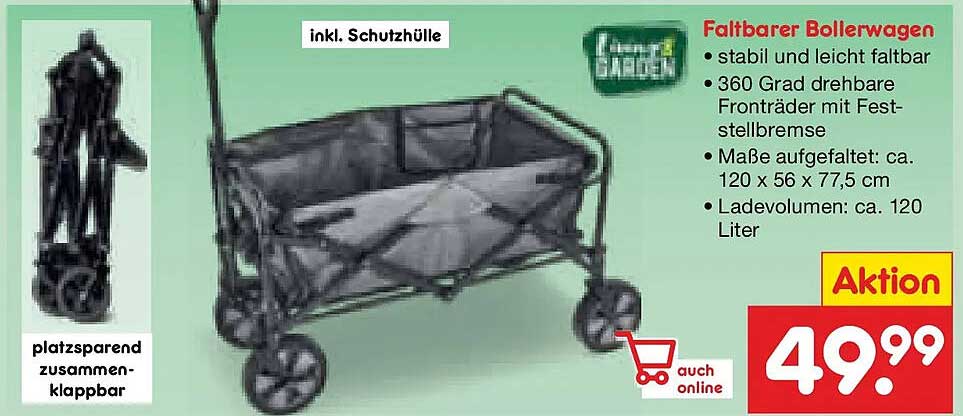 Faltbarer Bollerwagen