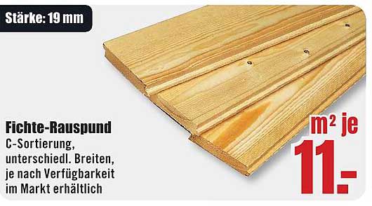 Fichte-Rauspund