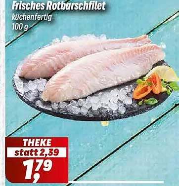 Frisches Rotbarschfilet