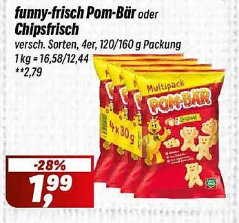 funny-frisch Pom-Bär oder Chipsfrisch