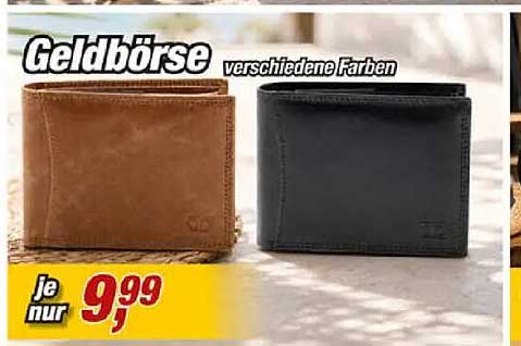 Geldbörse verschiedene Farben