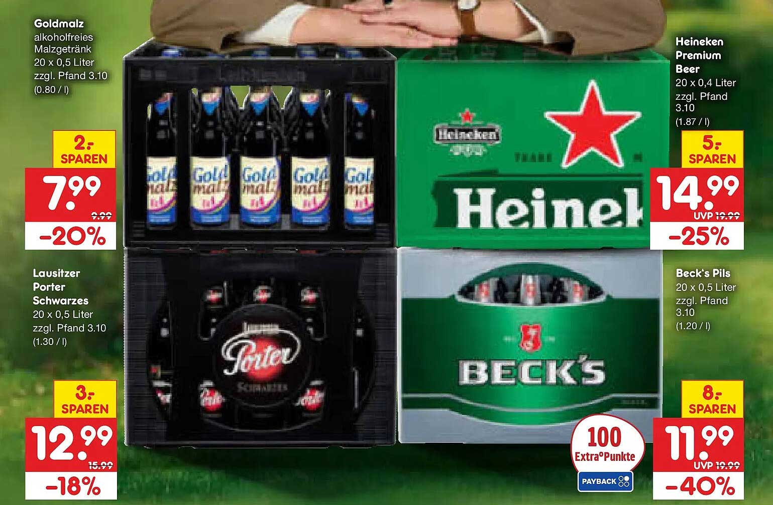 Goldmalz alkoholfreies Malzgetränk 20 x 0,5 Liter zzgl. Pfand 3.10 (0.80 / l)