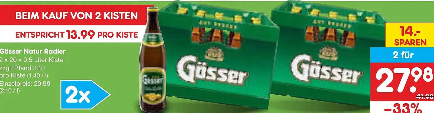 Gösser Natur Radler