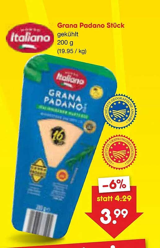 Grana Padano Stück