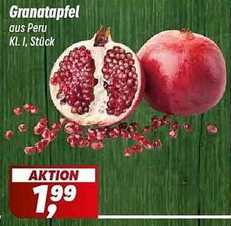 Granatapfel aus Peru Kl. I, Stück