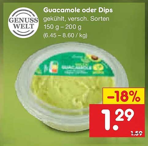 Guacamole oder Dips
