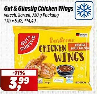 Gut & Günstig Chicken Wings