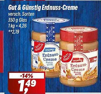 Gut & Günstig Erdnuss-Creme