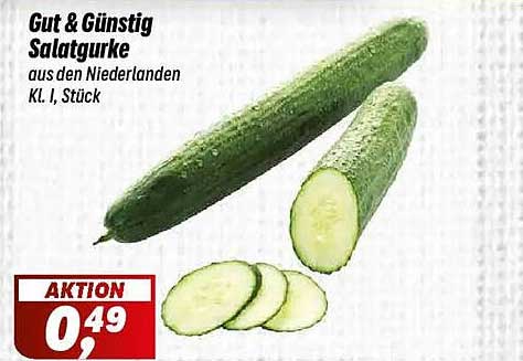 Gut & Günstig Salatgurke aus den Niederlanden Kl. I, Stück