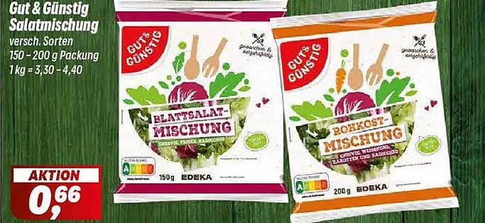 Gut & Günstig Salatmischung versch. Sorten