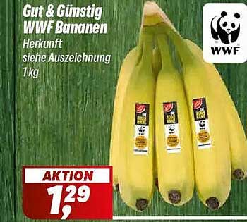 Gut & Günstig WWF Bananen
