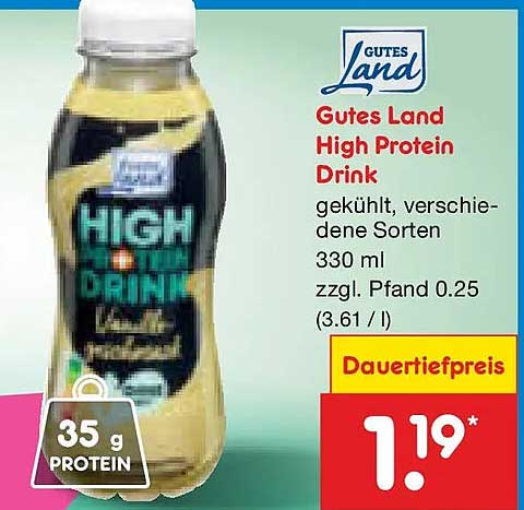 Gutes Land High Protein Drink