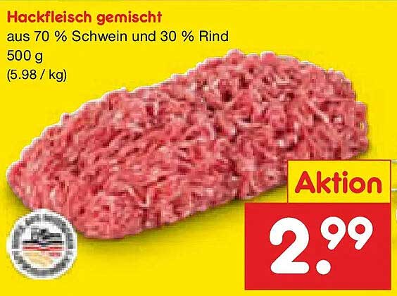 Hackfleisch gemischt