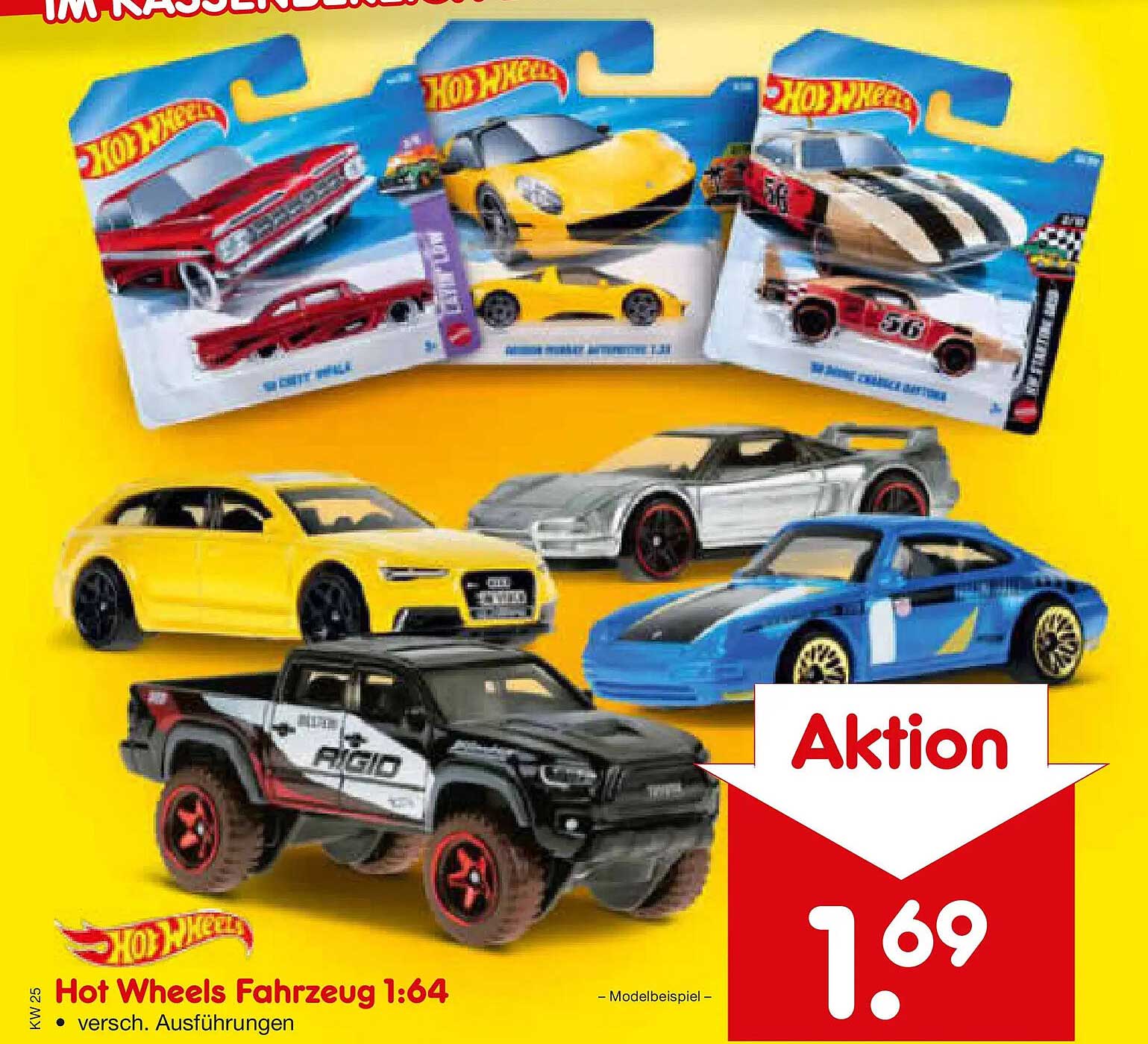 Hot Wheels Fahrzeug 1:64