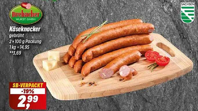 Käseknacker gebrüht