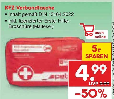 KFZ-Verbandtasche