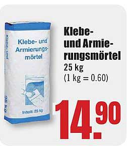 Klebe- und Armierungsmörtel 25 kg (1 kg = 0.60)