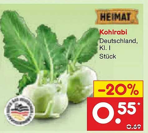 Kohlrabi Deutschland, Kl. I Stück