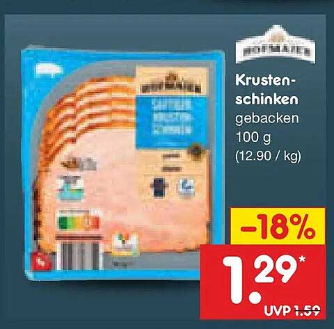 Krustenschinken gebacken 100 g