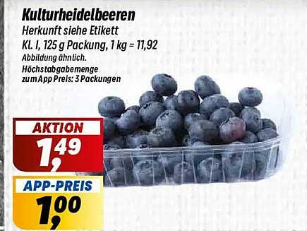 Kulturheidelbeeren