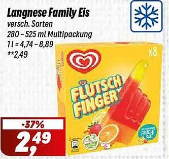 Langnese Family Eis versch. Sorten 280-525 ml Multipackung