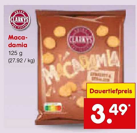 Macadamia 125 g (27.92 / kg)