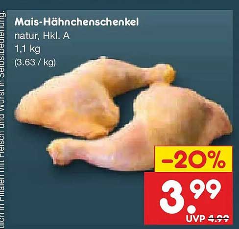 Mais-Hähnchenschenkel