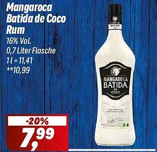 Mangaroca Batida de Coco Rum