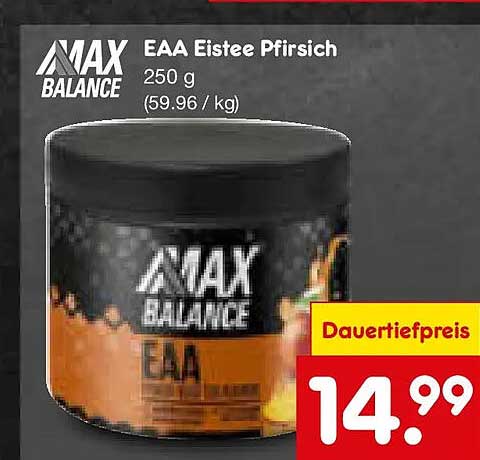 MAX BALANCE EAA Eistee Pfirsich
