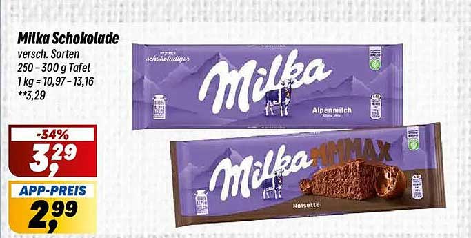 Milka Schokolade