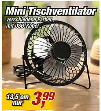 Mini Tischventilator