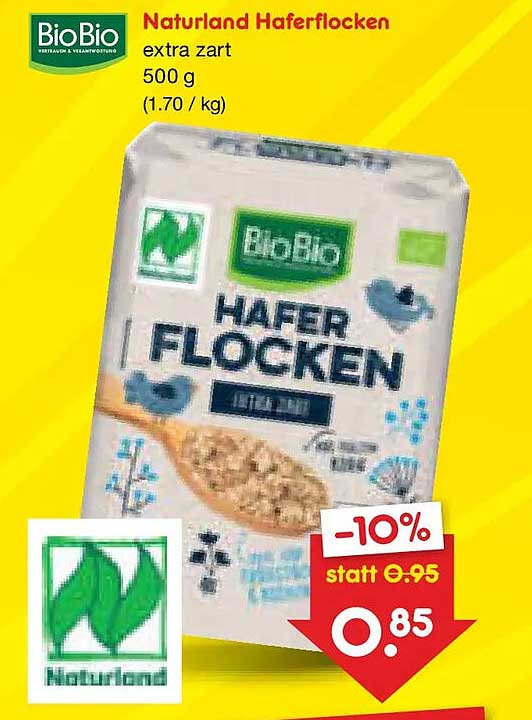 Naturland Haferflocken extra zart 500 g