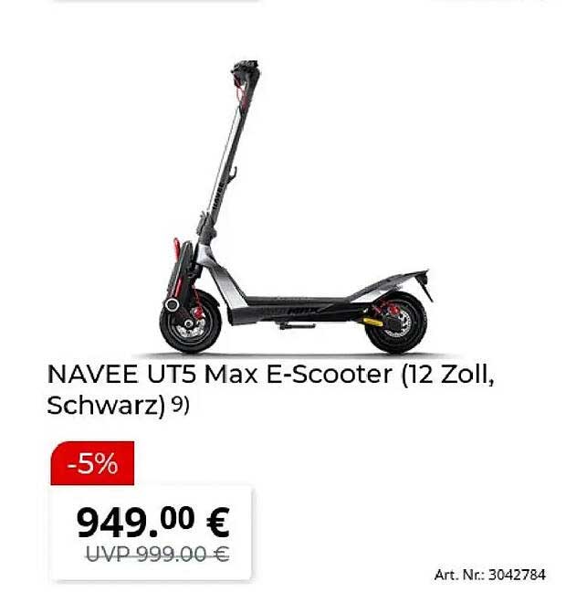 NAVEE UT5 Max E-Scooter (12 Zoll, Schwarz) 9)