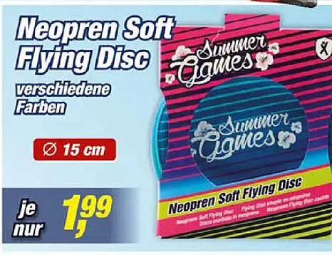 Neopren Soft Flying Disc
