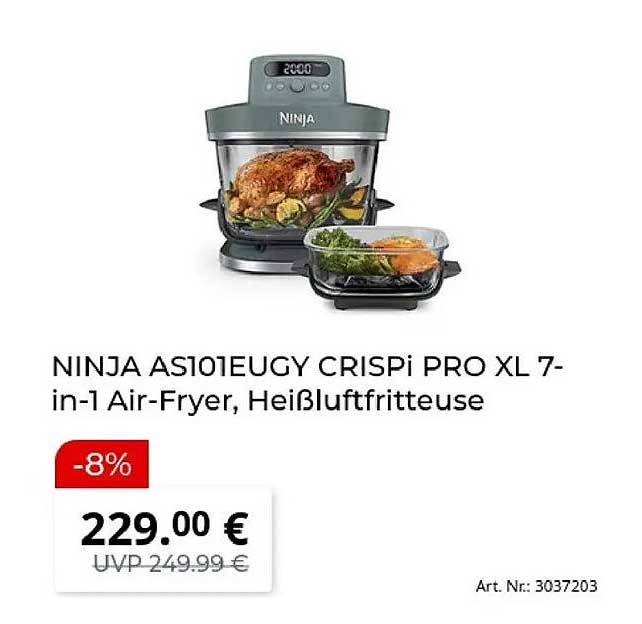 NINJA ASIOTEUGY CRISPi PRO XL 7-in-1 Air-Fryer, Heißluftfritteuse