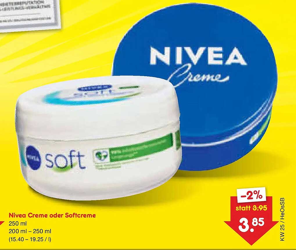 Nivea Creme oder Softcreme