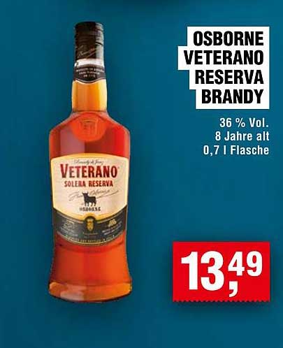 OSBORNE VETERANO RESERVA BRANDY
