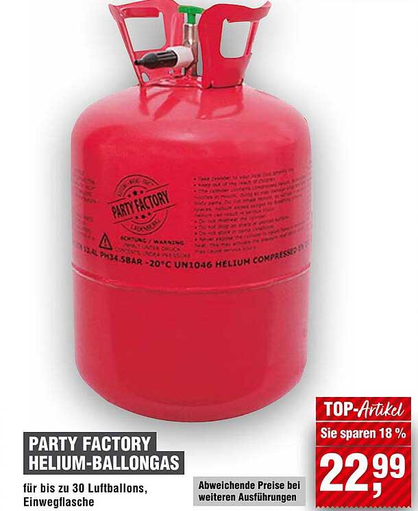 PARTY FACTORY HELIUM-BALLONGAS