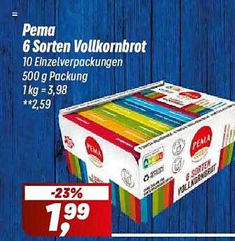 Pema 6 Sorten Vollkornbrot