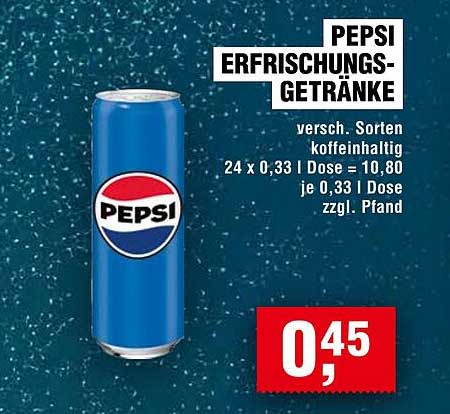 PEPSI ERFRISCHUNGS-GETRÄNKE