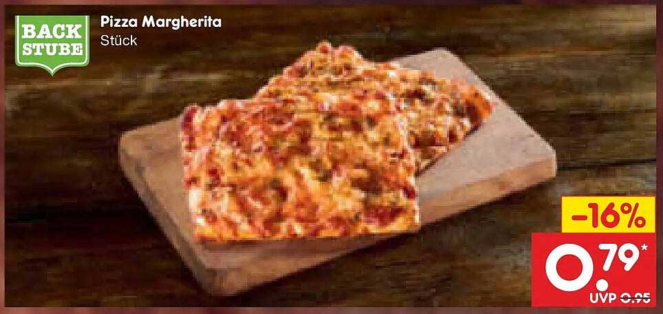 Pizza Margherita Stück